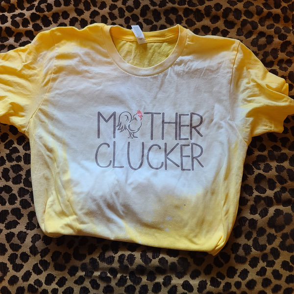 Mother Clucker Bleached T-Shirt