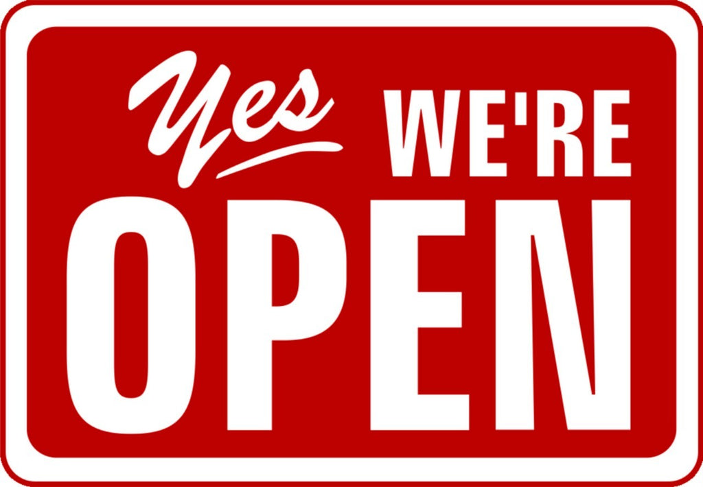 Yes, we're open!