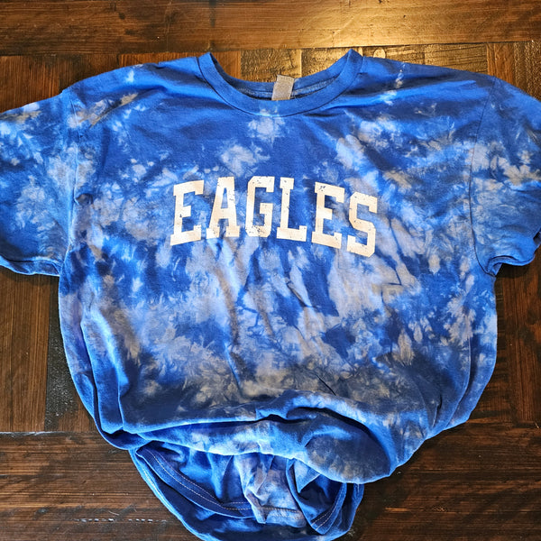 Terrell Academy Eagles Mascot Tie Dyed T-Shirt – Alicia's Small