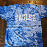 Terrell Academy Eagles Mascot Tie Dyed T-Shirt