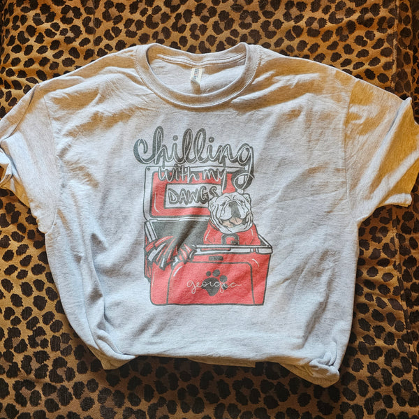 Chillin' with my Dawgs Georgia T-Shirt