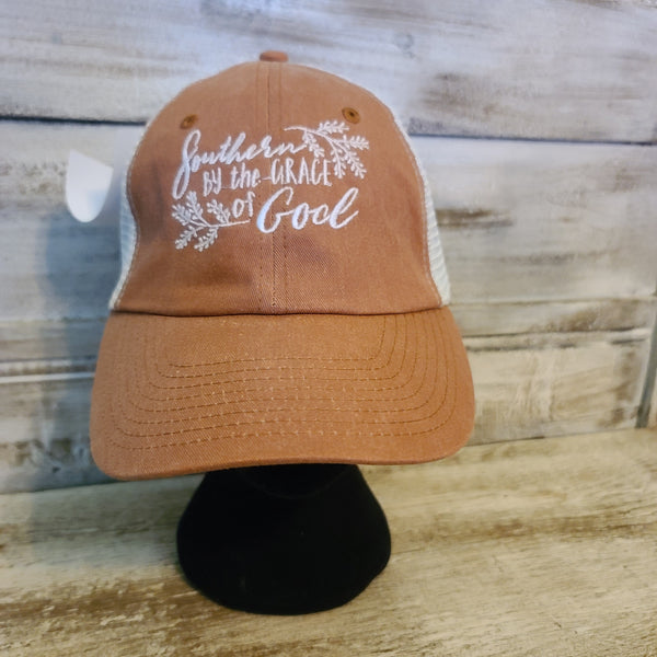 Texas Orange Rust Southern By The Grace Of God Cap