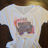 Feral Housewife V-neck T-Shirt