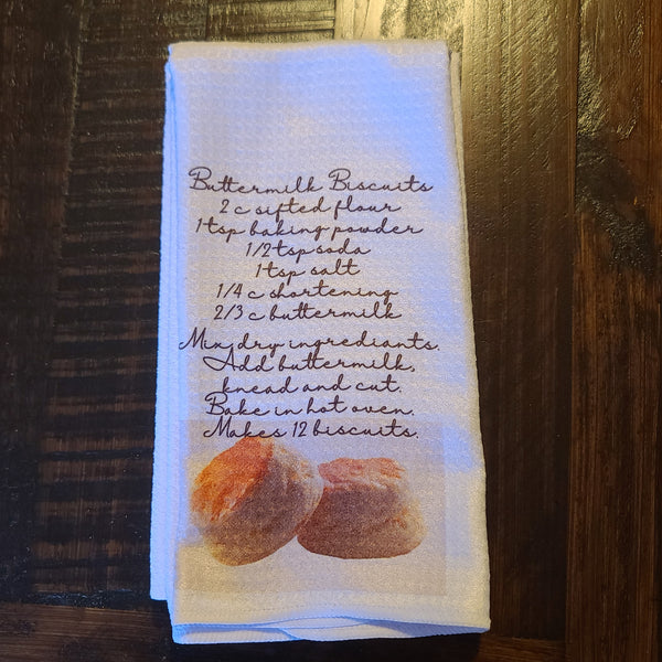 Buttermilk Biscuit Recipe Kitchen Towel
