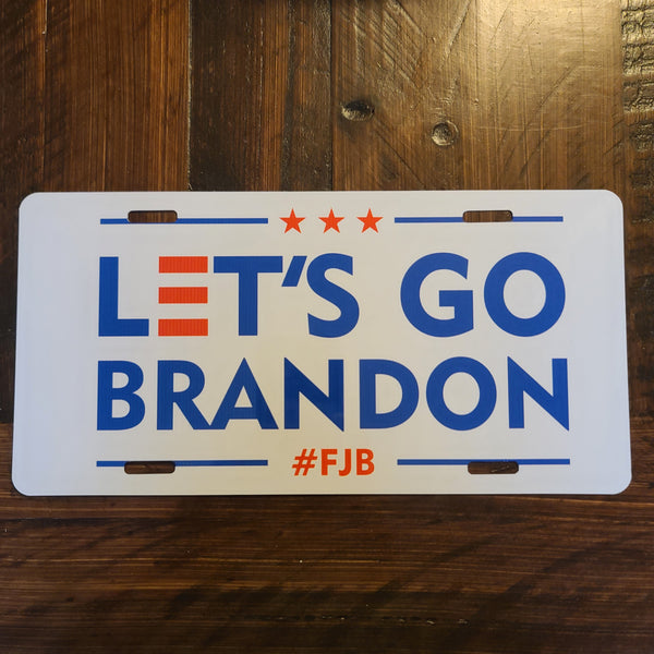 Let's Go Brandon FJB License Plate