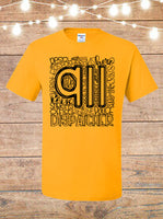 911 Dispatcher Typography T-Shirt