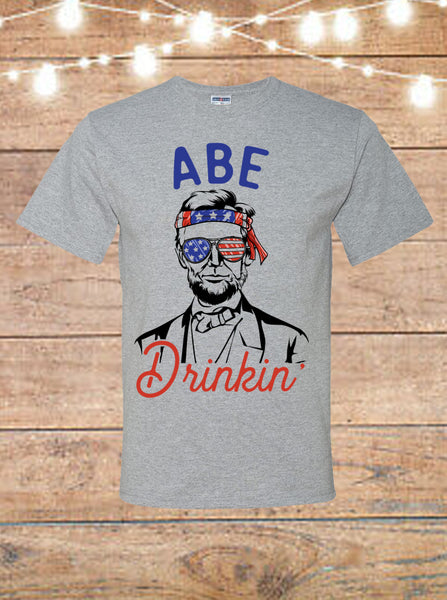 Abe Drinkin' Abraham Lincoln T-Shirt