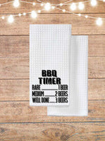 BBQ Timer Kitchen Towel