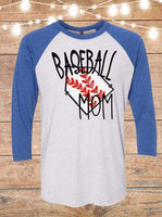 Baseball Mom Raglan T-Shirt