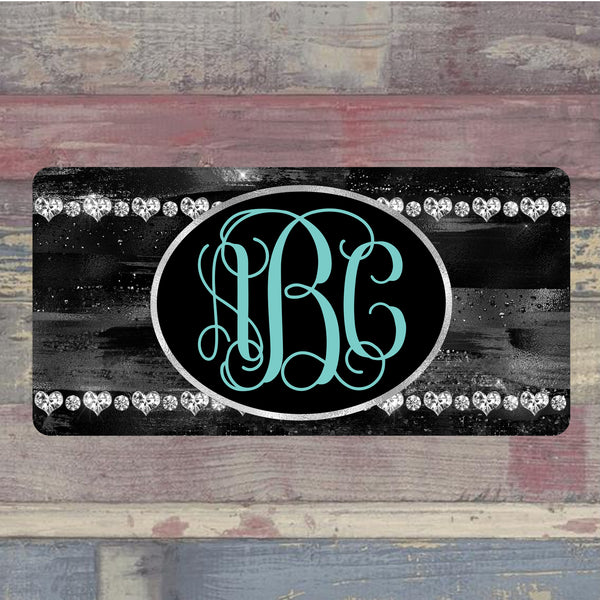 Black and Silver License Plate