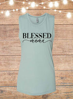 Blessed Mama Sleeveless T-Shirt