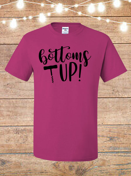 Bottoms Up Wine T-Shirt
