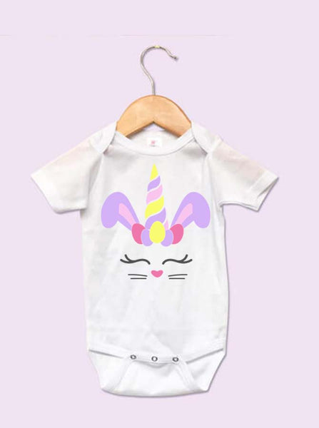 Bunny Unicorn Easter Infant Onesie
