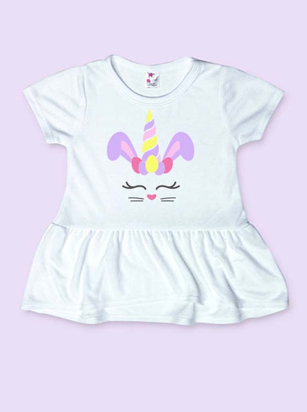 Bunny Unicorn Easter Infant and Toddler Shirt