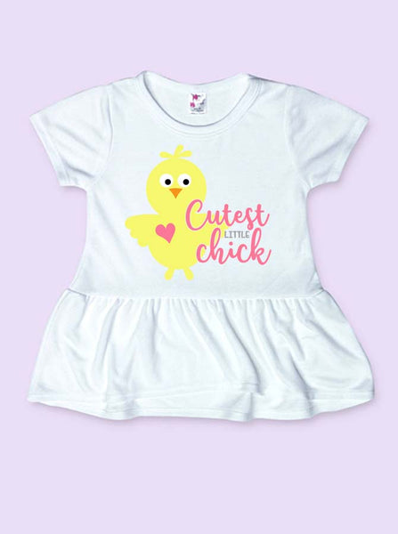 Cutest Little Chick Infant and Toddler Easter Shirt