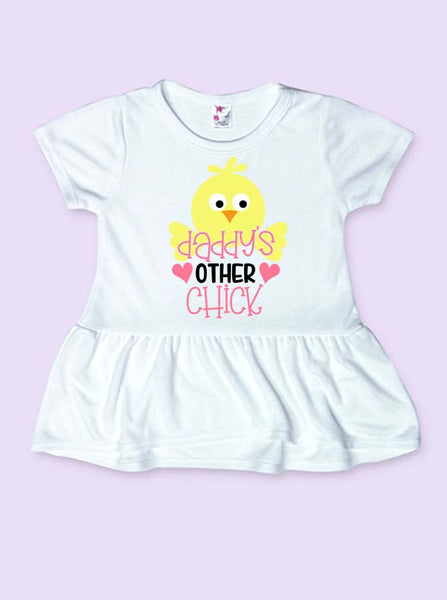 Daddy's Other Chick Infant and Toddler Easter Shirt