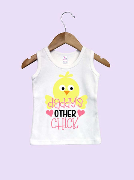 Daddy's Other Chick Infant and Toddler Easter Tank Top