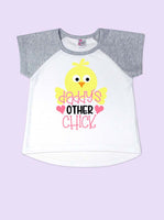 Daddy's Other Chick Short Sleeve Toddler Raglan