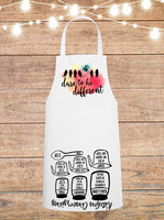 Dare To Be Different Cheat Sheet Apron