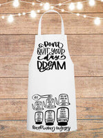 Don't Quit Your Daydream Cheat Sheet Apron