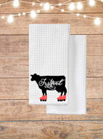 Fast Food Cow Kitchen Towel