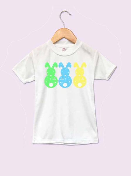 Grunge Easter Bunnies Boy Infant Toddler Youth T-Shirt