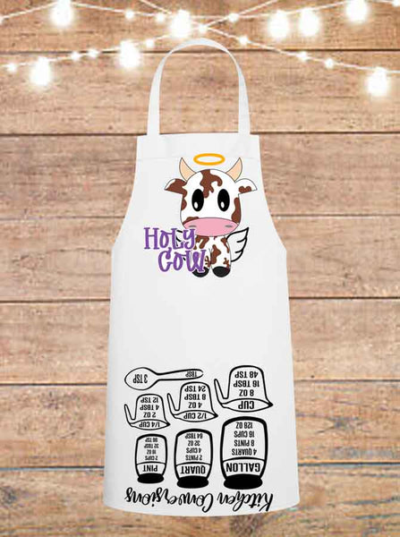 Holy Cow Cheat Sheet Apron