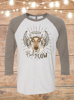 Holy Cow Raglan T-shirt