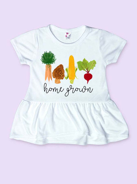 Home Grown Vegetables Infant and Toddler Shirt