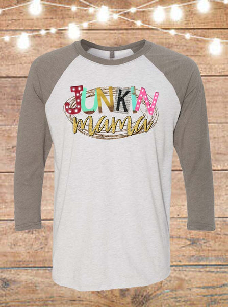 Junkin' Mama Raglan T-Shirt