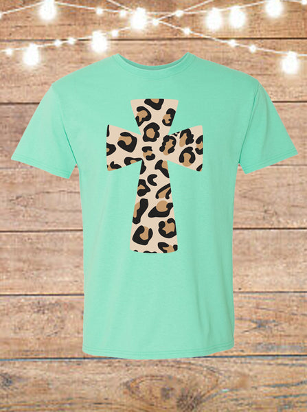 Leopard Cross T-shirt