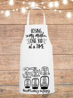 Losing My Mind One Kid At A Time Cheat Sheet Apron
