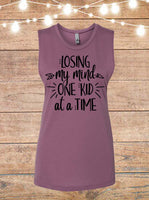 Losing My Mind One Kid At A Time Sleeveless T-Shirt