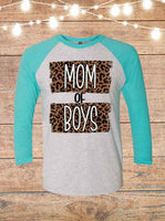 Mom Of Boys Raglan T-Shirt
