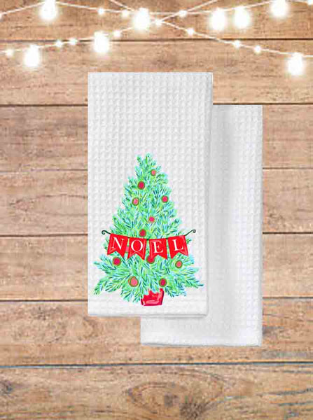Noel Christmas Tree Kitchen Towel