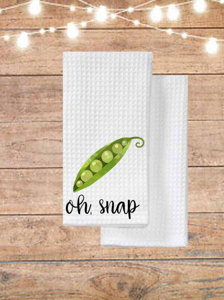 Oh Snap Peas Kitchen Towel