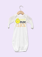 One Cute Chick Baby Gown