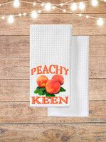 Peachy Keen Kitchen Towel
