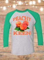 Peachy Keen Raglan T-Shirt