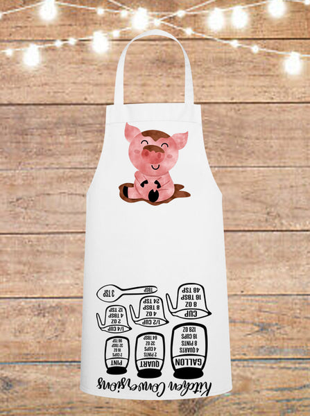 Pig In Mud Cheat Sheet Apron