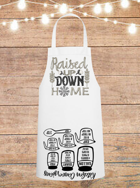 Raised Up Down Home Cheat Sheet Apron