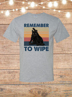 Remember To Wipe Cat T-Shirt