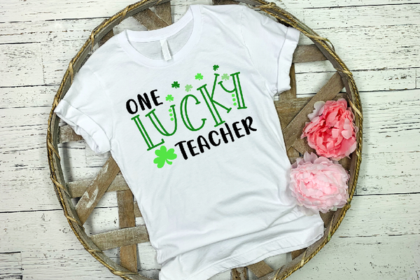 St. Patrick's Day One Lucky Teacher T-shirt