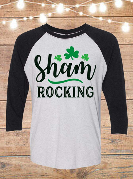 Sham Rocking St. Patrick's Raglan T-Shirt