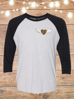She Is Clothed In Leggings Raglan T-Shirt
