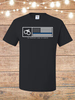 Thin Blue Line To Serve And Protect T-Shirt