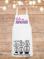 Wake Up And Be Awesome Cheat Sheet Apron