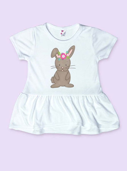 Watercolor Bunny Infant and Toddler Easter Shirt