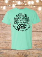 Waymaker, Miracle Worker, Promise Keeper, Light In The Darkness, My God, That Is Who You Are T-Shirt