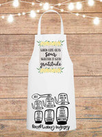 When Life Gets Sour Sweeten It With Gratitude Cheat Sheet Apron